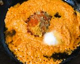 A picture of step 3 of Shahi Paneer.