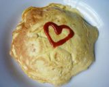 Foto langkah ke 4 dari resep Omurice / omelette rice.