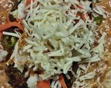 A picture of step 2 of Vegetable frankie.