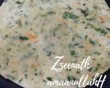 A picture of step 2 of Coriander Mint and Carrot Parathas.
