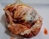 Foto del paso 3 de la receta: HUEVOS POCHÉ, Rellenos de Jamón y otros Fiambres...!