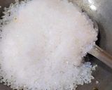 A picture of step 3 of Sabudana Khichdi.