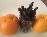 A picture of step 5 of California Farm Navel Orange Candy and Chocolate Peels.