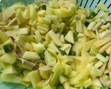 A picture of step 1 of Mango pickle in 2 days.