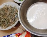 Hình bước làm 1 của món Bánh xèo tép