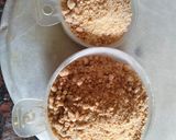 A picture of step 1 of Eggless plum cake without alcohol (no all-purpose flour and sugar).