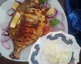 A picture of step 11 of Grilled pampano fish.