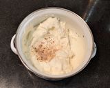 A picture of step 3 of Rose Shrikhand.