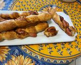 Une image de l'étape 7 de Feuilletés épicés aux minis saucisses, origan, moutarde fine et parmesan.