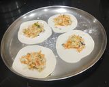 A picture of step 3 of Momos veg.