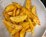 A picture of step 1 of Deluxe Potatoes in the Air Fryer.