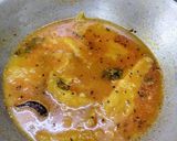 A picture of step 4 of Amba Khatta/Mango Jaggery curry.