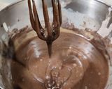 A picture of step 6 of Eggless Chocolate cake with multi grain flour.