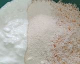 A picture of step 1 of Brown bread dhokla.