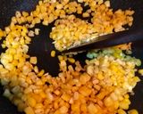 Foto langkah ke 3 dari resep Crabstick Butter Corn Fried rice (nasi goreng) | dengan jagung, wortel, pokcoy.