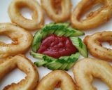 Hình bước làm 4 của món Mực chiên giòn