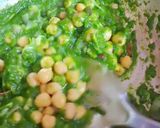 A picture of step 5 of Palak Chole Biryani.