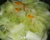Hình bước làm 5 của món Canh Tôm Khô Cải Thảo