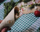 A picture of step 12 of Traditional Herb salad with bread and cheese OR Sabzi Khordan.