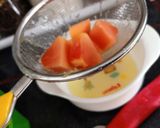 Foto langkah ke 2 dari resep Pure Pepaya mix jeruk baby MPASI.