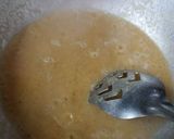 A picture of step 4 of Poha Kesri Halva.