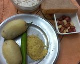 A picture of step 1 of Spicy patoto square.