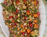 A picture of step 2 of Sprouted moong healthy salad.