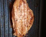 A picture of step 4 of Grilled Chicken topping for Pizza.