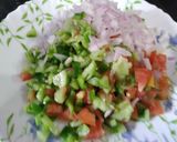 A picture of step 2 of Beans chaat.