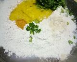 A picture of step 1 of Dal roti.