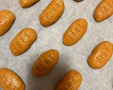 A picture of step 4 of Melomakarona with Chocolate Coating.