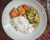 Foto langkah ke 3 dari resep Chicken Katsu Simple Rasa Mewah.