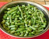 A picture of step 1 of Potato beans  stir fried (Bodi).