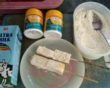 Foto langkah ke 1 dari resep Crondog Mozzarella simpel.