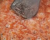 A picture of step 2 of Mamra chikki.