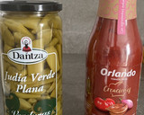 Foto del paso 1 de la receta: Judías verdes plana con tomate frito receta dulce