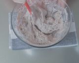 A picture of step 6 of PARISIAN MACARONS (chocolate macarons).