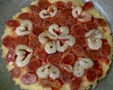 Hình bước làm 2 của món Pizza cơm nguội