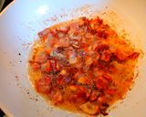 Lecsó cukkinivel, baconnel recept fázis 2 fotója