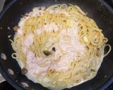 鮮蝦干貝明太子義大利麵的食譜步驟4照片