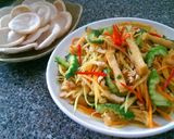 Hình bước làm 6 của món Gỏi Đu Đủ Chay
