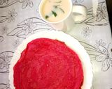 A picture of step 5 of Red velvet pancakes.
