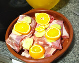 Foto del paso 1 de la receta: Costillar al horno con cola y naranja
