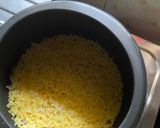 A picture of step 2 of Makuti (Bihari dessert for special occasions).