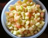 A picture of step 1 of Sweet and Tangy Watermelon Rind.