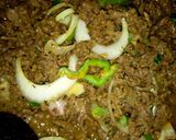 A picture of step 3 of Carrot and mince meat rice.
