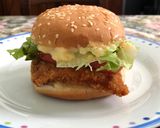 Foto del passaggio 6 della ricetta McChicken Originale🍔 (homemade - McDonald’s🤔)