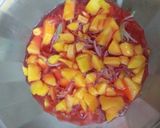 A picture of step 9 of Mango Custard Trifle.