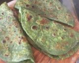 પાલક પરોઠા રેસીપી સ્ટેપ2ફોટો