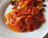 A picture of step 4 of Chorizo and tomatoes.